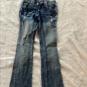 Girls amethyst boot cut jeans